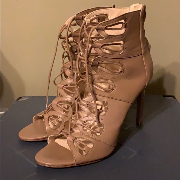Nine West “Leslie” leather lace up heels - Picture 6 of 8
